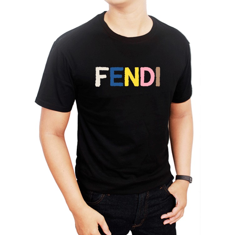 fendi t shirt color letters