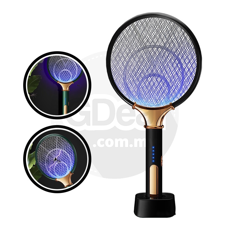 GDeal Electric Mosquito Swatter Rechargeable Household Insects Killer Mosquito Catcher