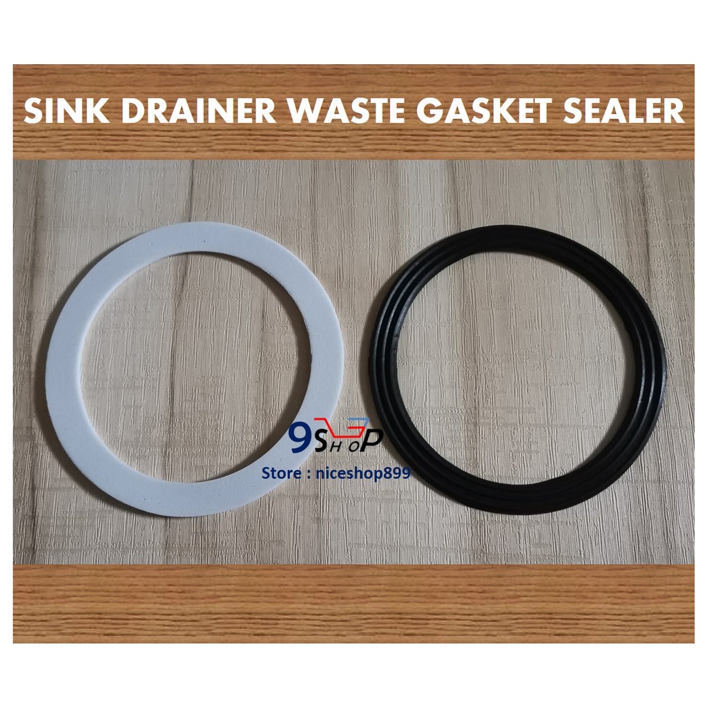 Kitchen Sink Drainer Waste Rubber Gasket Seal Prevent Leakage Shopee
