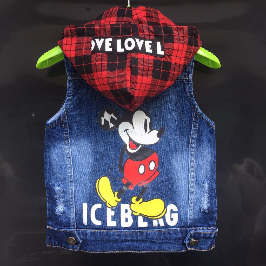 children's denim vest