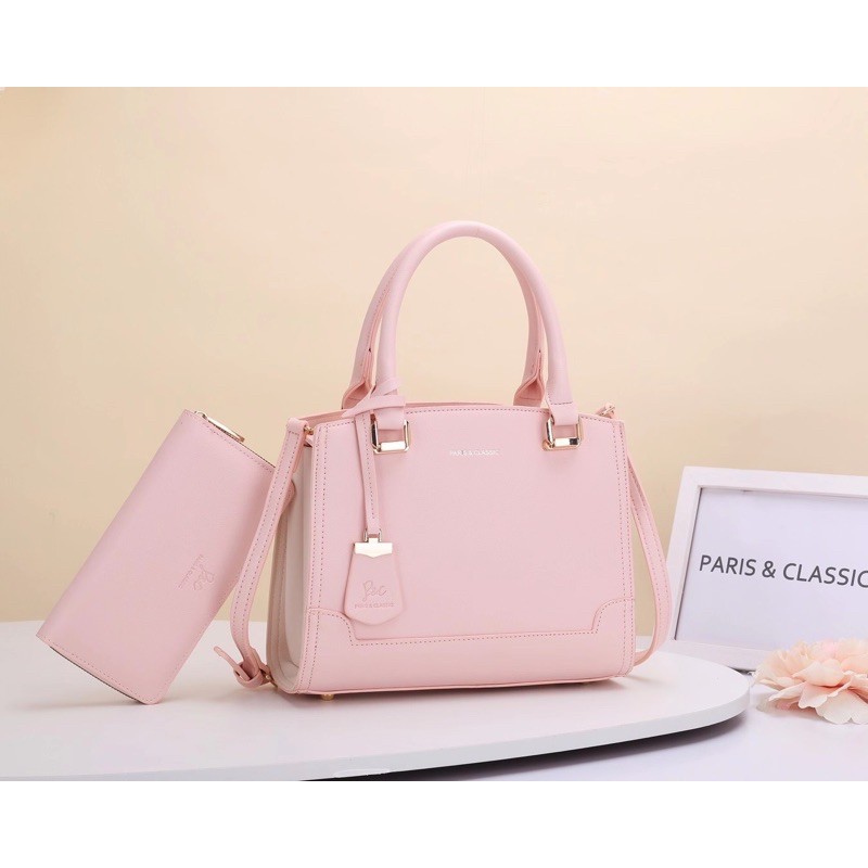 Paris & Classic Fashion Woman Handbag with purses* 20342 | Shopee Malaysia