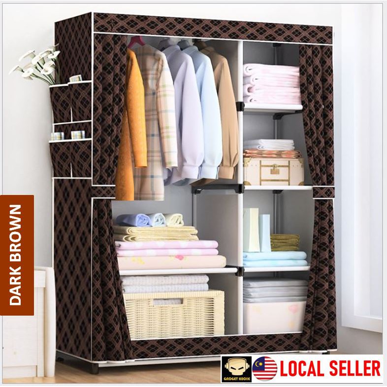 Beli Wardrobe Almari Baju Pintu Pada Harga Terendah Lazada Com My