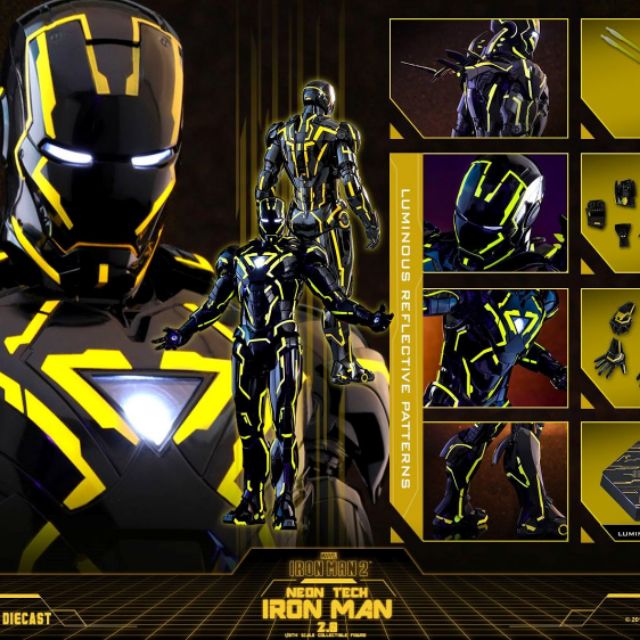 iron man neon tech 2.0