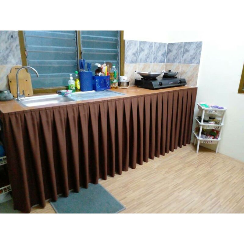 Skirting/Langsir Table Top, Dapur, Sinki, Meja, Meja Mesyuarat