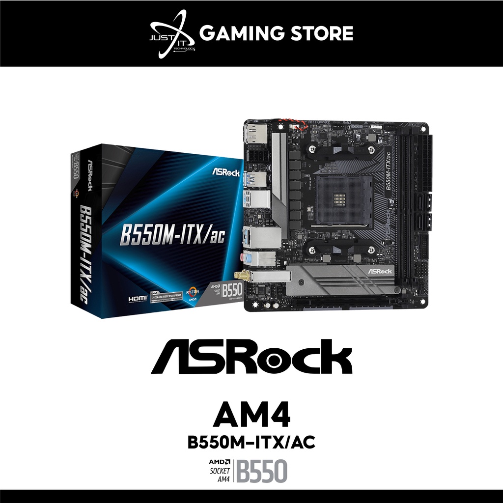 ASROCK B550M ITX AC AM4 MAINBOARD COMBO DEAL AMD RYZEN 5 3600/ 5600G