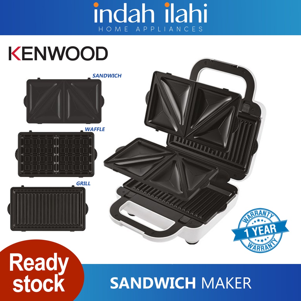 Kenwood 3 In 1 Sandwich Maker SMP84C0WH SMP84.C0WH Shopee Malaysia