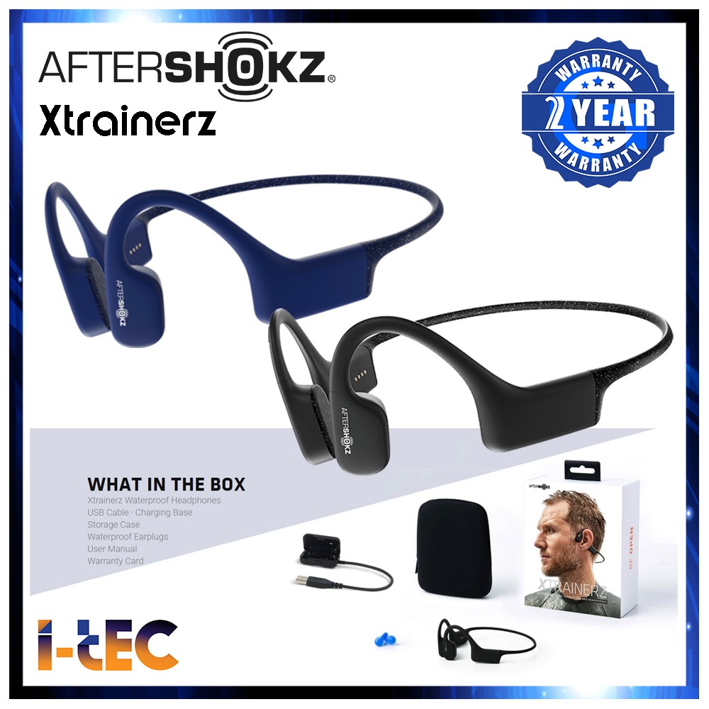 Aftershokz Xtrainerz Waterproof Bone Conduction Mp3 Headphones No Bluetooth Shopee Malaysia