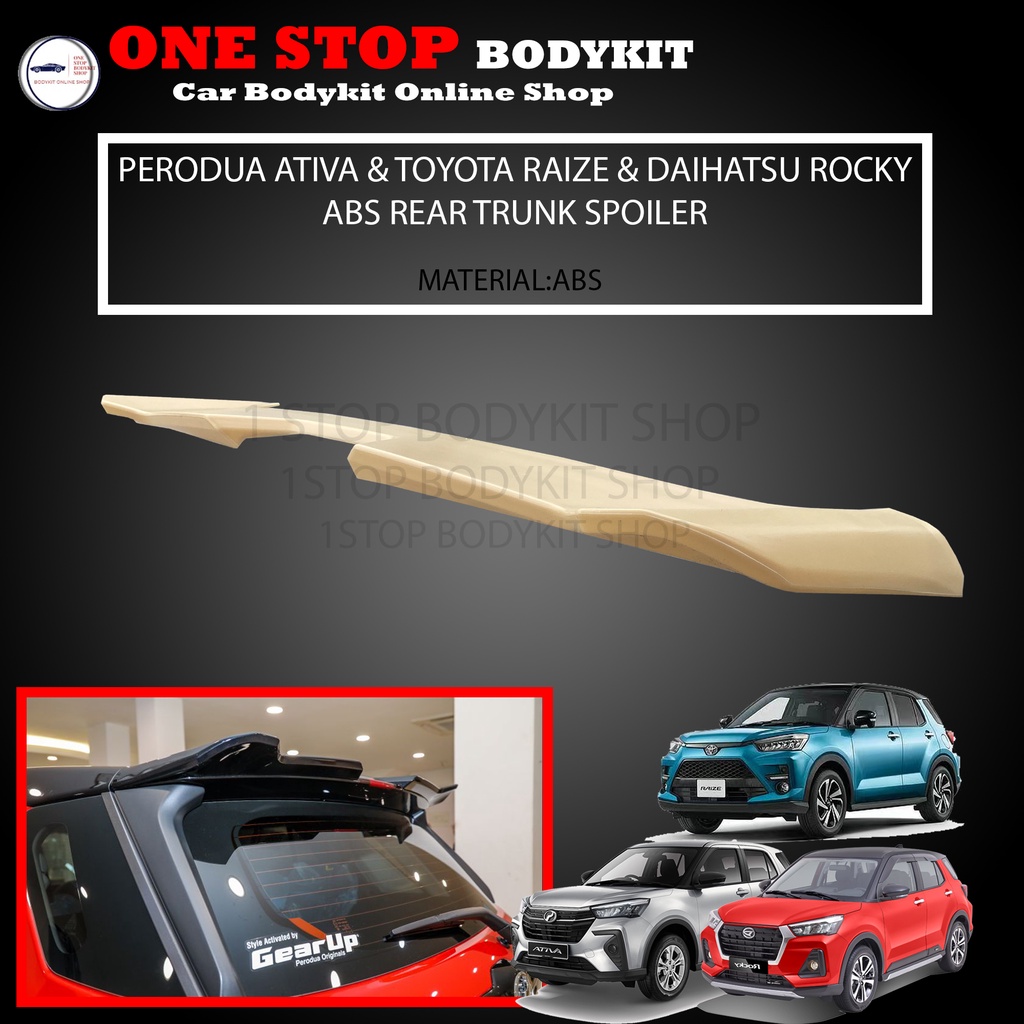 PERODUA ATIVA &TOYOTA RAIZE& DAIHATSU ROCKY GEAR UP STYLE REAR TRUNK ...