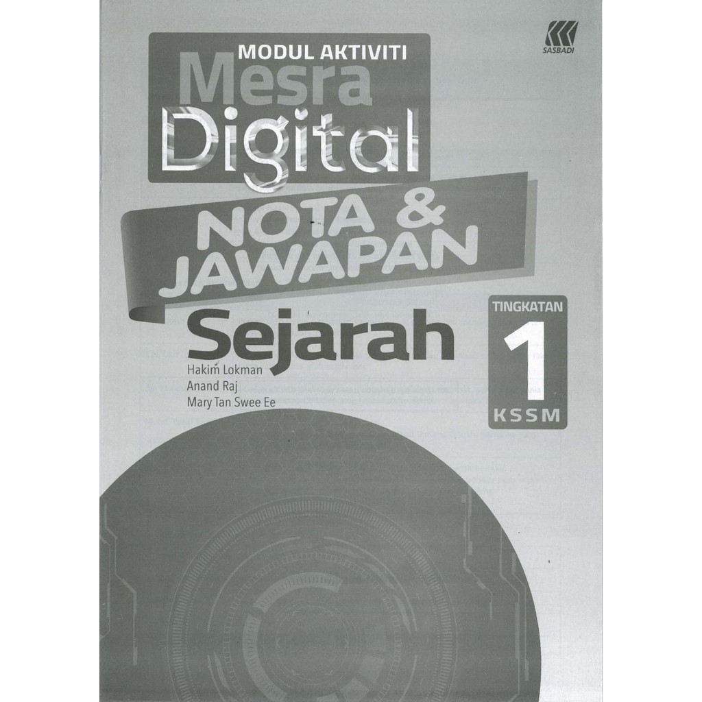 St Sasbadi Buku Latihan Modul Aktiviti Mesra Digital Kssm 2021 Sejarah Tingkatan 1 Shopee Malaysia