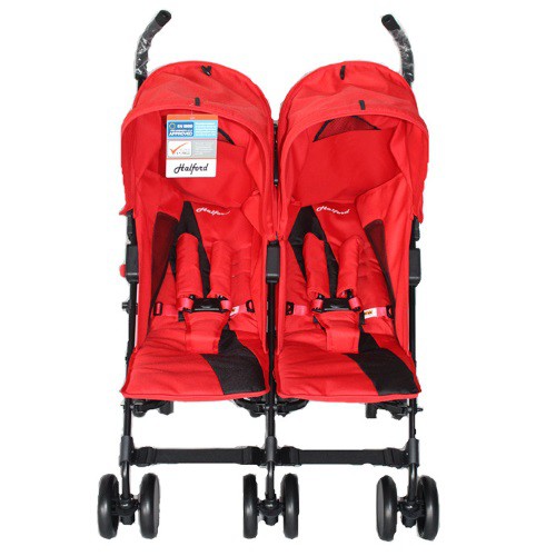 halford stroller twin