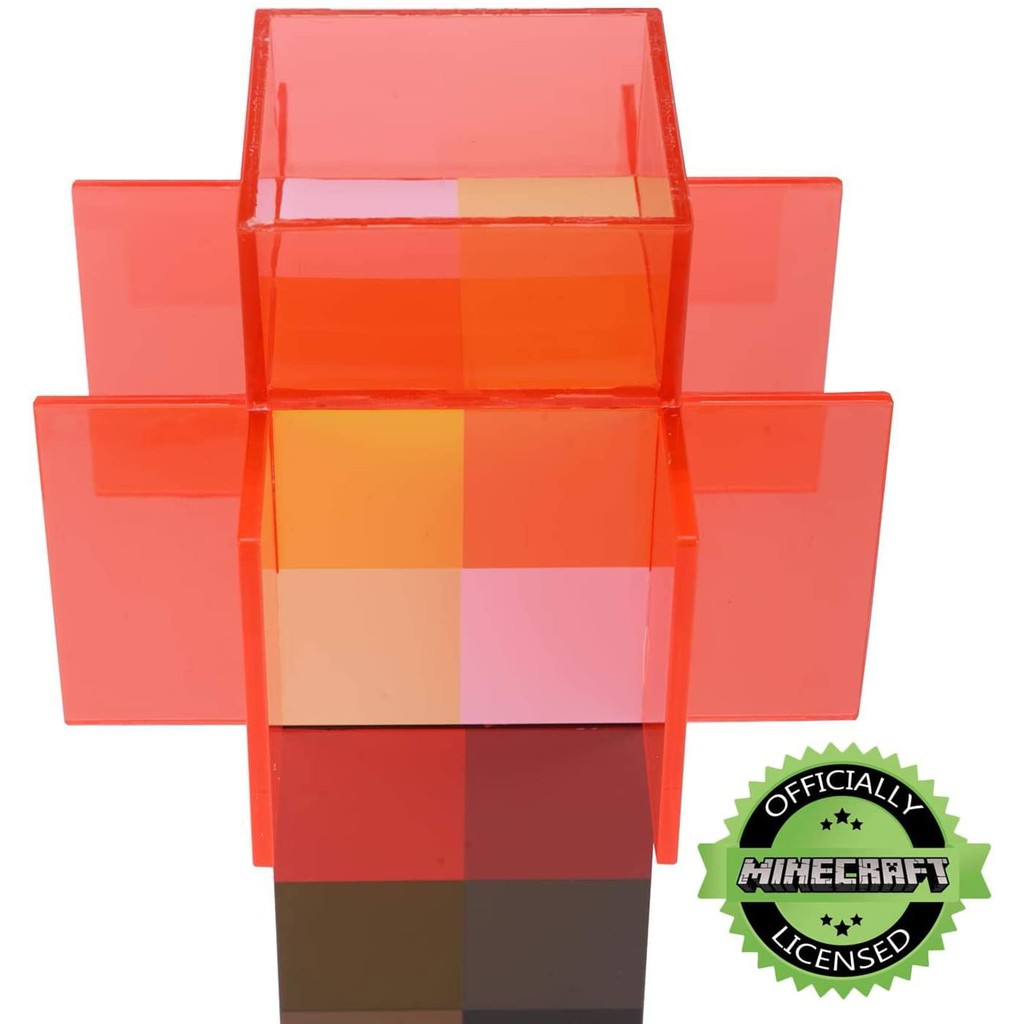 Minecraft Toys Redstone Torch 12 6 Inch Led Lamp Usb Rechargeable For Nightlight Costume Cosplay Roleplay Shopee Malaysia