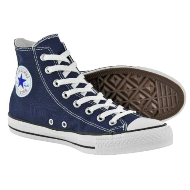 converse blue high