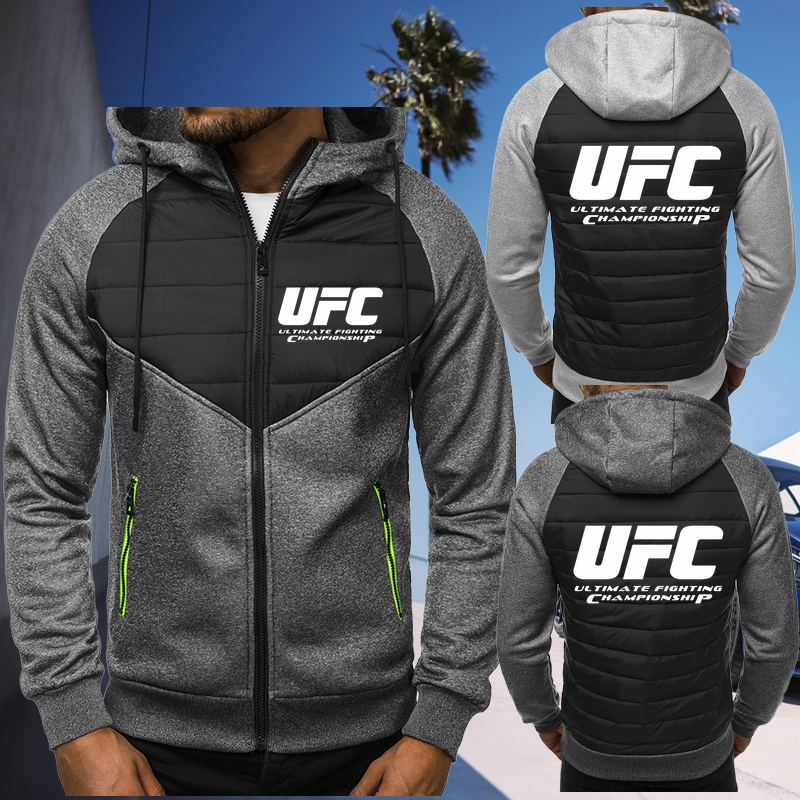 Ready Stock New Fashion Men UFC Ultimate Fighting Championship MMA Gym Boxing Jacket Casual
