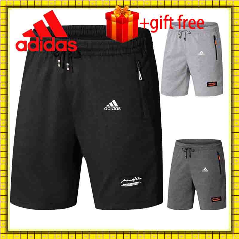 M-6XL】Adidas Men's beach pants sport shorts with zipper pocket Men Casual  Cotton Short Pants Sports Short Trousers Beach Shorts Seluar Pendek |  Shopee Malaysia
