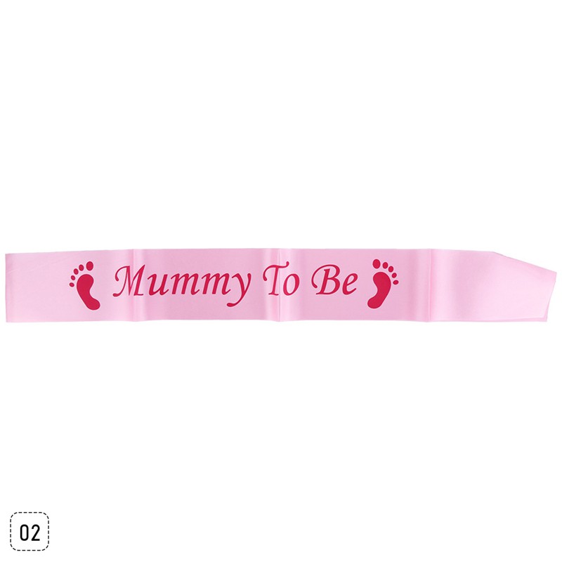 personalised baby shower sash