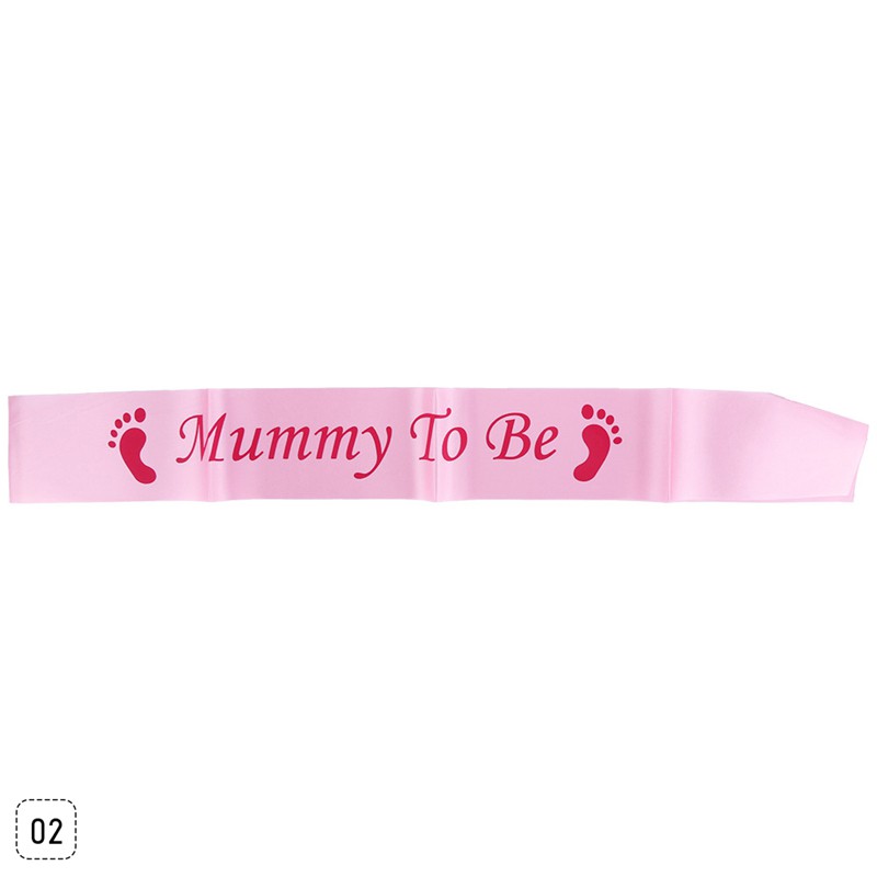 personalised baby shower sash