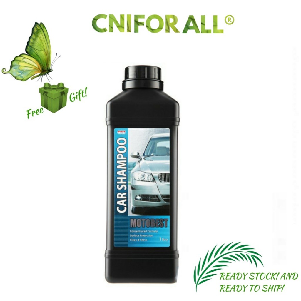 CNI Motobest Car Shampoo (1 Litre) Concentrated, Wax, Excellent