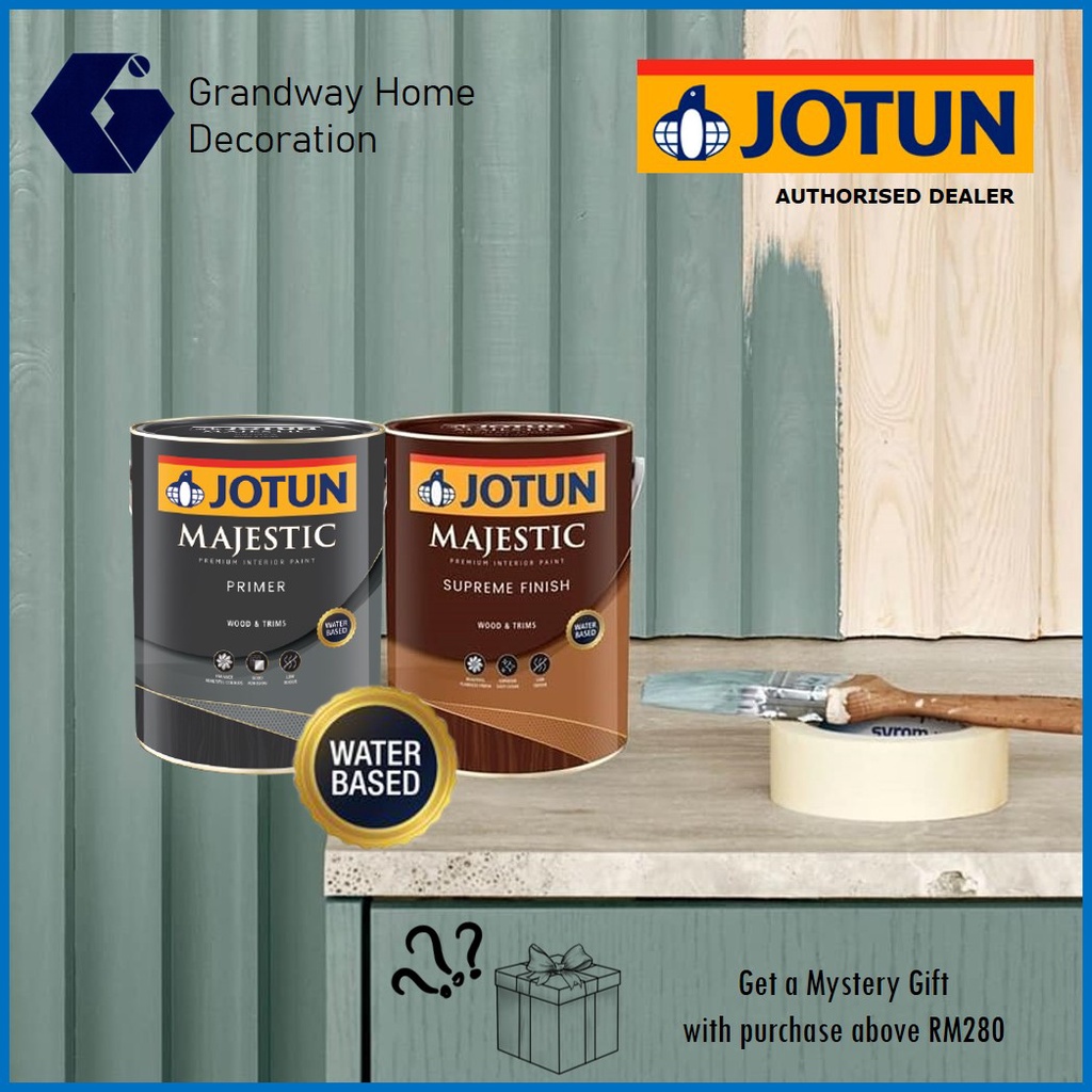 5L Jotun Majestic Supreme Finish Gloss / Matt (Water Based Wood Paint
