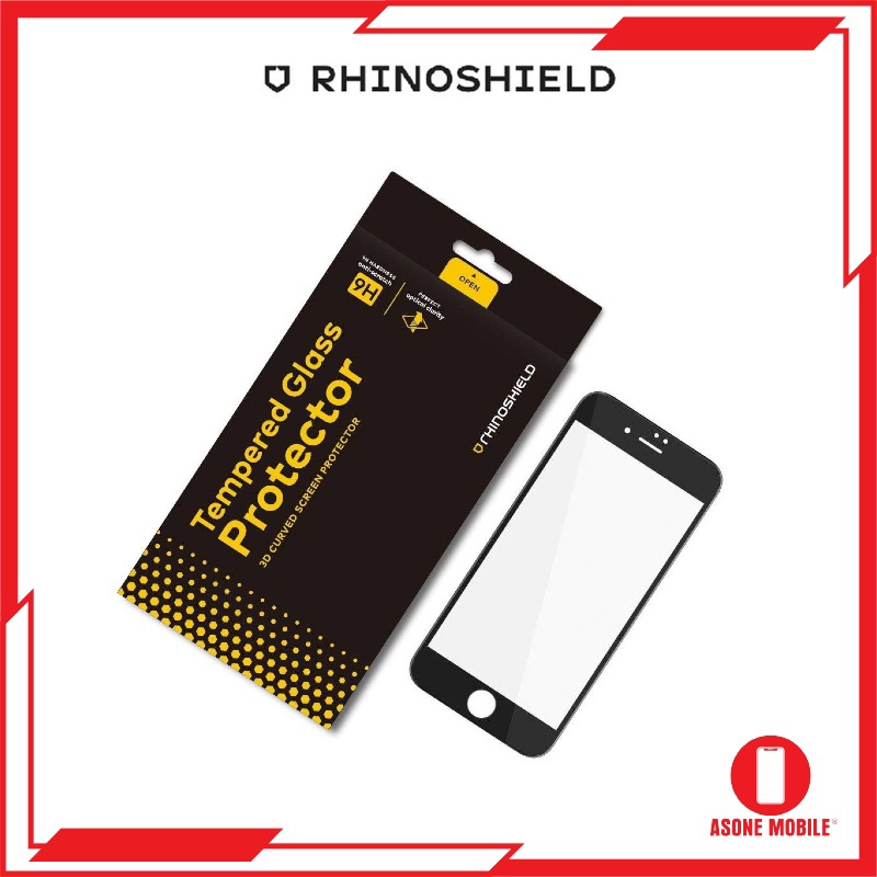 Original RhinoShield Screen Protector Black Tempered Glass compatible with  iPhone SE 3 & 2 / 8 / 7 / 8 Plus / 7 Plus | Shopee Malaysia