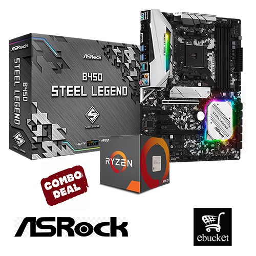 Asrock b450 steel legend какие процессоры поддерживает