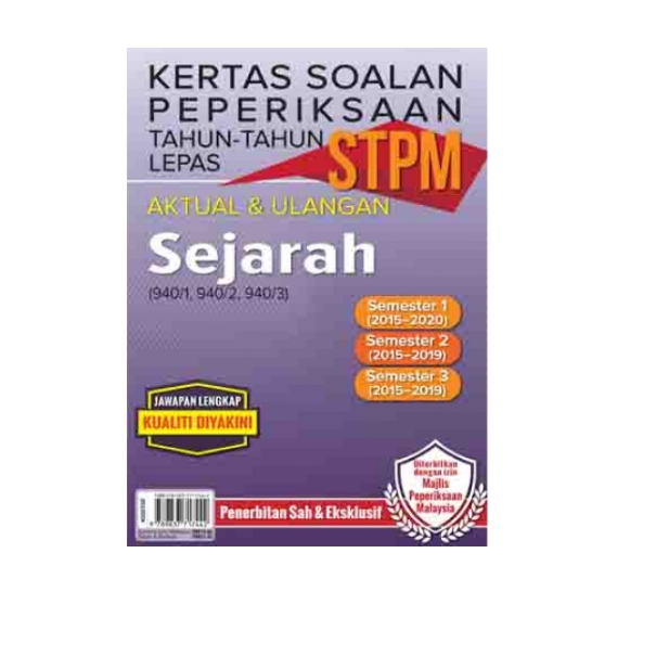 Soalan Sejarah Tingkatan 6 Penggal 1  rintatir