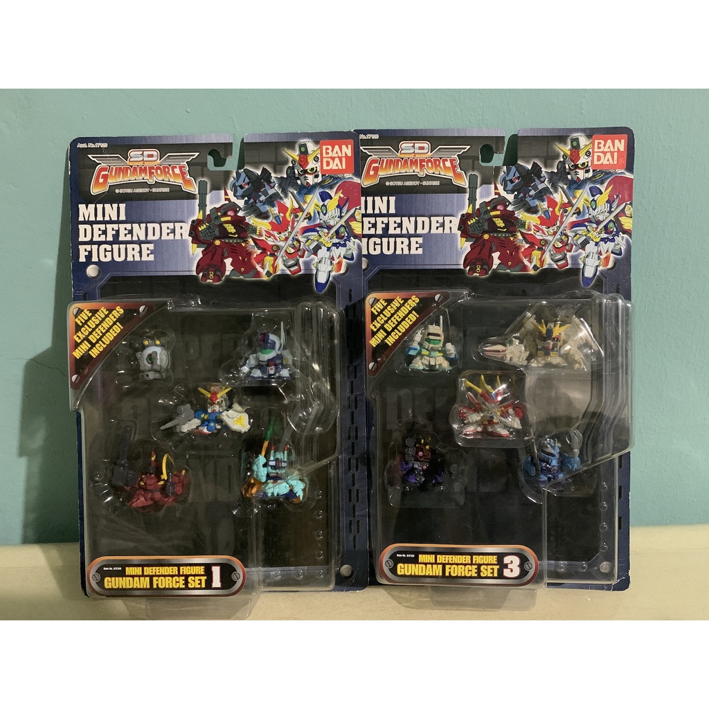 (Vintage & Rare) SD Gundam Force Set Mini Defender Figures Superior
