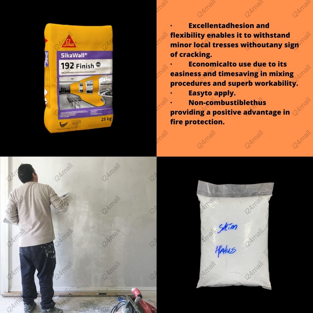 [1KG] Skim Halus / Skim Coat Cement Fine / Simen Halus / Cement Fine