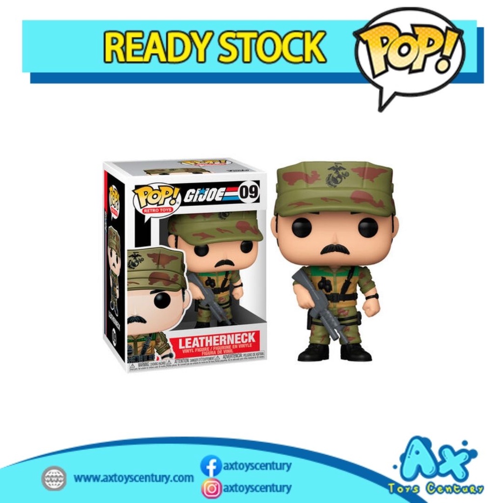 Funko Pop! Retro Toys: G.I Joe - Leatherneck #09 100% Genuine