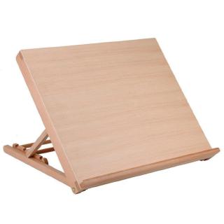 Wood Drawing Board Multifunctional A3 Desk Adjustable Sketching Easel