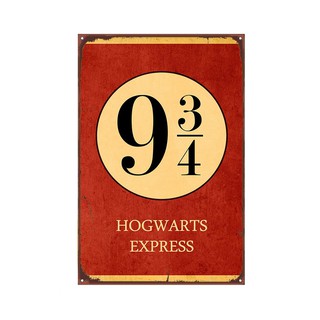 Hogwarts Express Platform 9 34 Print Harry Potter Vintage Tin Signs Tp 0153