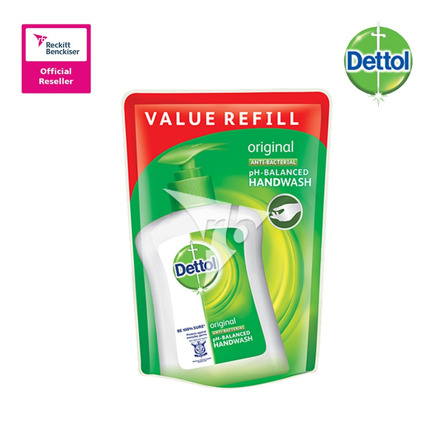 Dettol Hand Wash Original Refill Pouch (225ml) 8133414 Shopee Malaysia