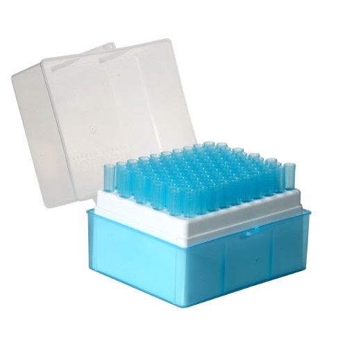 BIOLOGIX 1000uL Blue Racked Pipette Tips [100 /Rack, 6 Racks/Pack ...