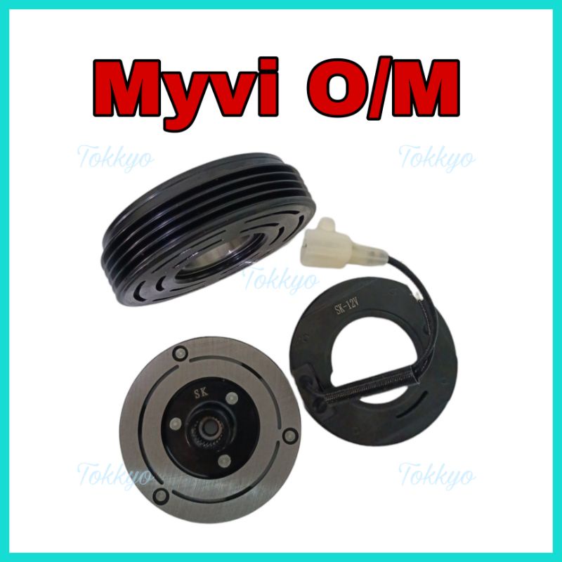 Myvi Old Model SV07E 4PK 12V Aircond Compressor Clutch Pulley