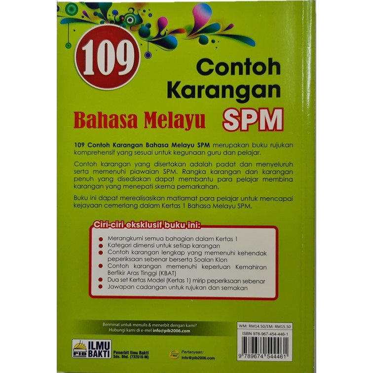 109 Contoh Karangan Bahasa Melayu Spm Shopee Malaysia