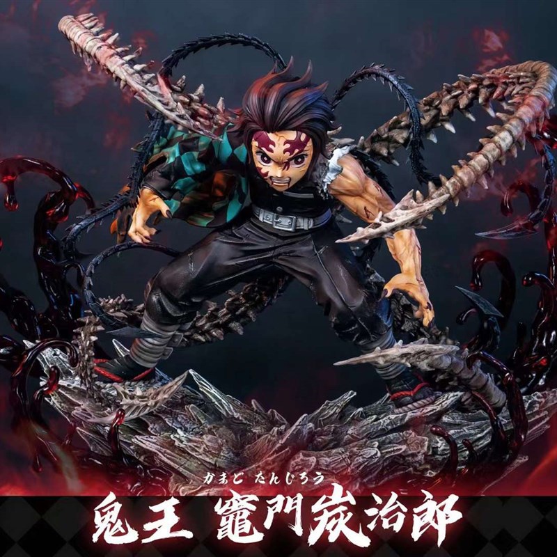 Anime Demon Slayer Kimetsu No Yaiba Ghost King Tanjiro Gk Action Figure  Collectible Figurines Statue | Shopee Malaysia