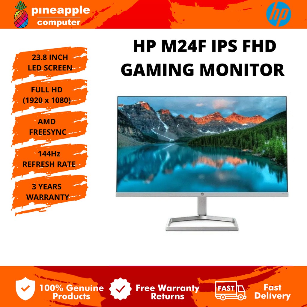 HP M24f IPS FHD Monitor (2E2Y4AA) 23.8" 5ms 75Hz FHD IPS Panel HDMI