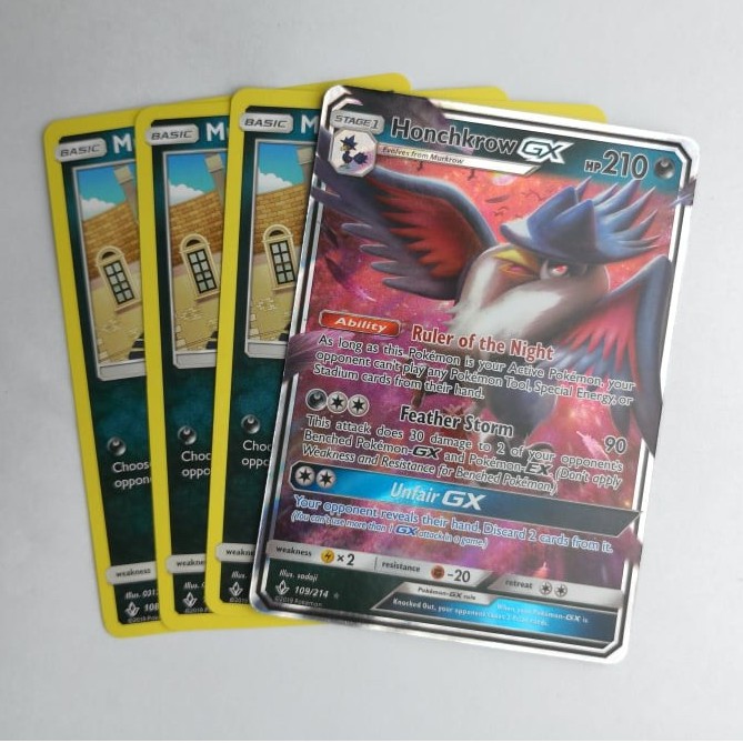 Pokemon Tcg Honchkrow Gx 109214 Ultra Rare