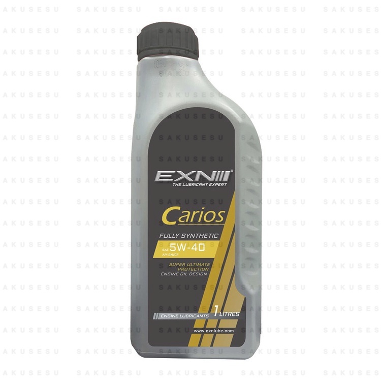 EXN Carios SAE 5W40 PAO & Turbotech Plus Fully Synthetic Engine Oil