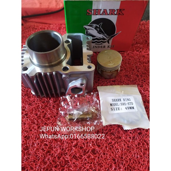 YAMAHA SRE/SRV/SRX CYLINDER BLOCK SET STANDARD/54MM SHARK