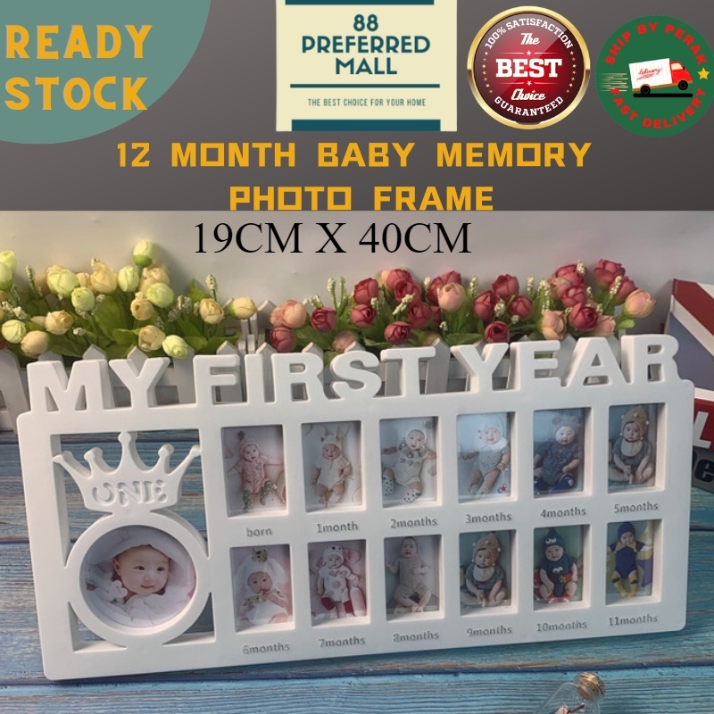 My First Year Newborn Photographs Album Baby Frame 0-12 Months Pictures Photo Frame Souvenirs Kids Growing Memory Gift