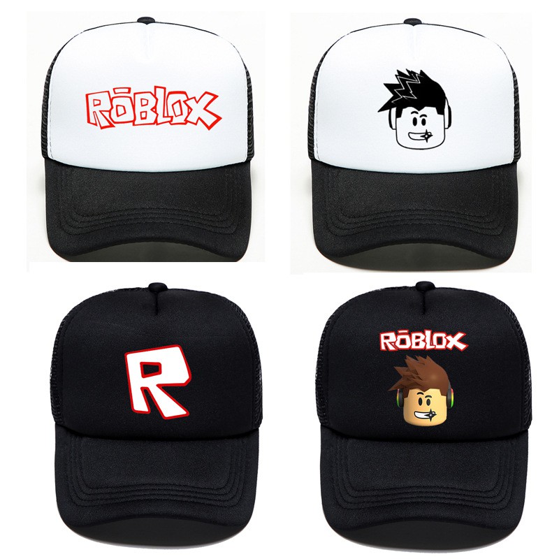 Game Roblox Printed Hat Cap Cosplay Cap Game Decoration Hat Shopee Malaysia - details about hot game roblox hat mesh trucker baseball cap cosplay costume