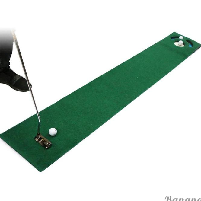 Indoor Golf Putting Mat Golf Hitting Carpet Grass Portable And Fold