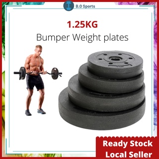 Bumper weight plate 1.25kg dumbbell weight plate barbell plate dumbbell plate gym weight plate 哑铃片Fitness Equipment
