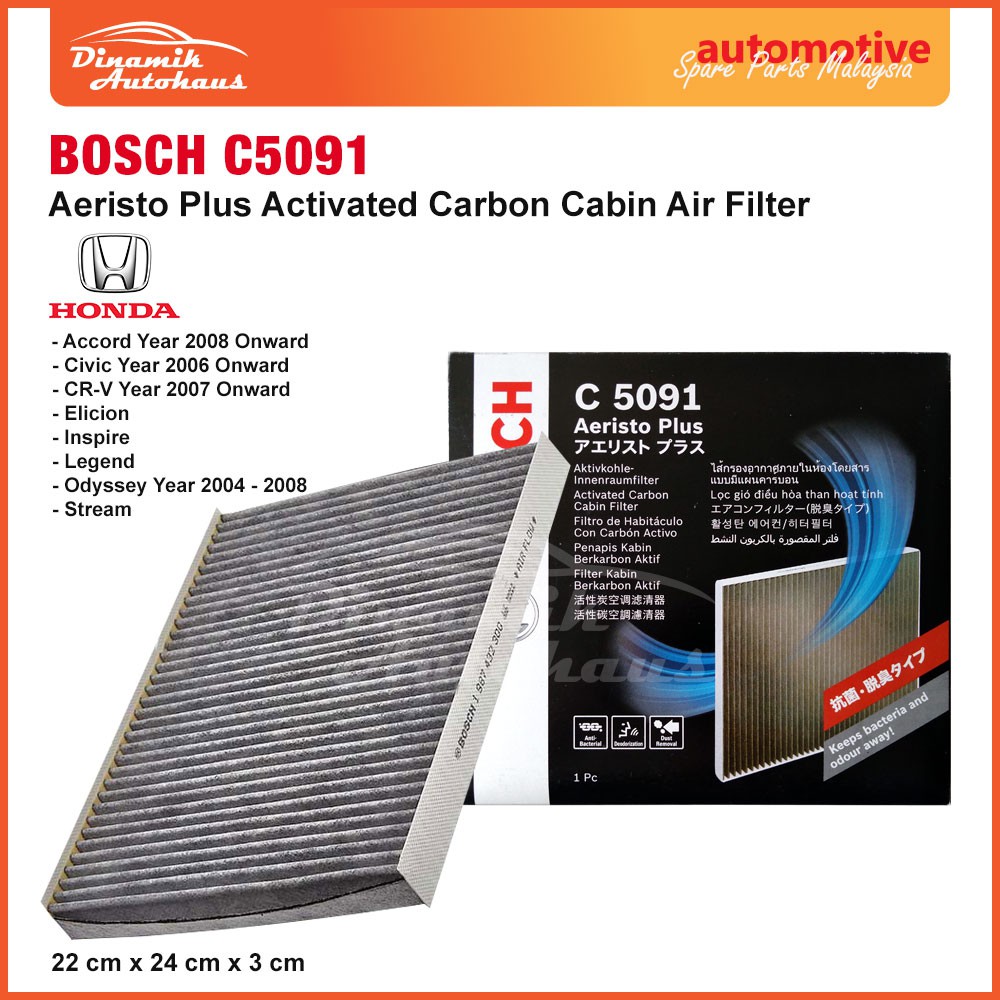 Bosch Acc Cabin Filter Set Particulate Filter Filters Car Parts