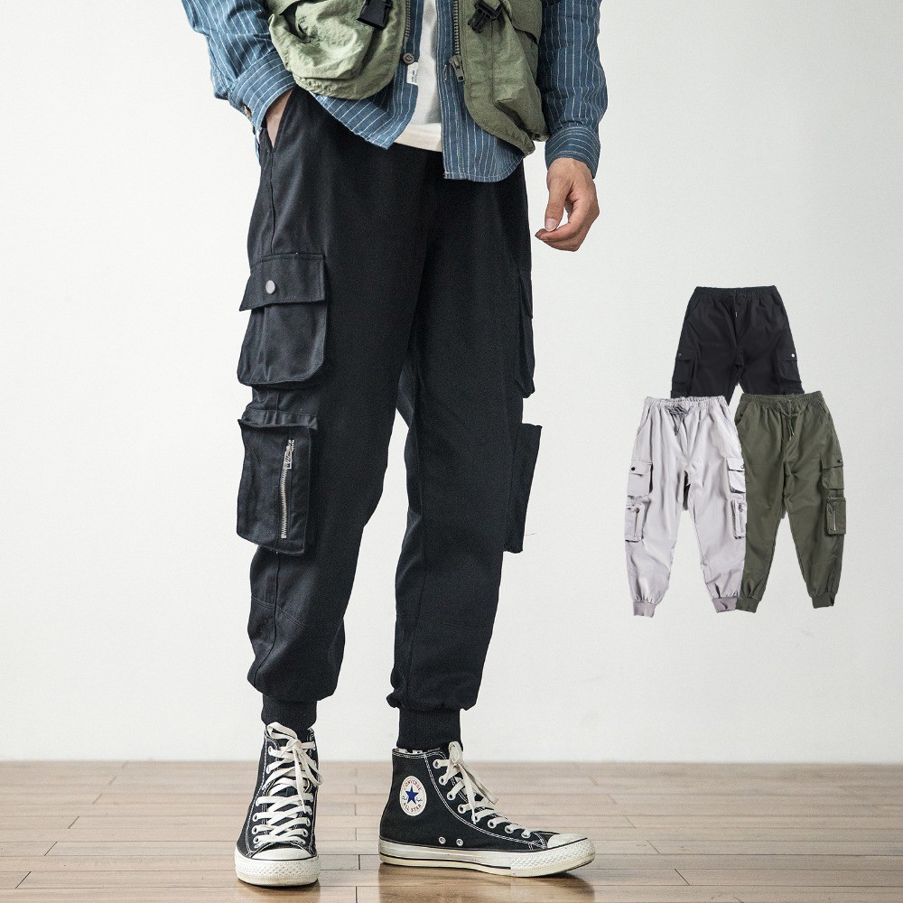 green cargo pants outfit mens