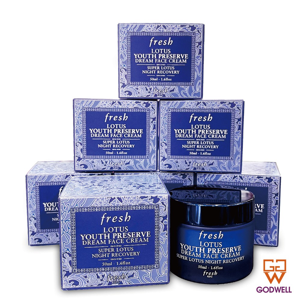 Fresh Lotus Dream Face Cream Lotus AntiAging Night Moisturizer