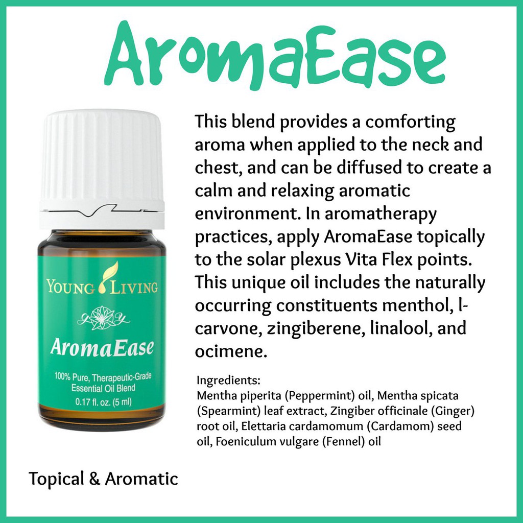 Young Living AromaEase™ Essential Oil Blend 5ml Shopee Malaysia