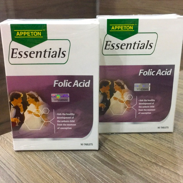 Appeton Essentials Folic Acid Expiry Date 8 2022 Shopee Malaysia