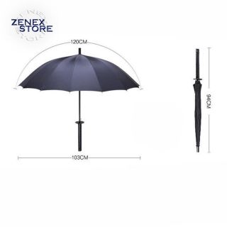 Long Handle Windproof Samurai Umbrella Japanese Ninja-like Sun Rain ...