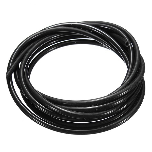 Heat Resistant 1//8/" 3mm 1.5M Silicone Rubber Vacuum Hose Tube Pipe Black Color